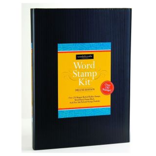 Word Stamp Deluxe by Magnetic Poetry Magnet Backed Stamps Stamp Block