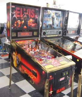  PRESLEY LIMITED ED GOLD PINBALL MACHINE HOME USE ONLY MINT CONDITION