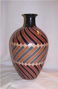 Studio Craft Urn Vase Artist Enmanuel Maldonado Pottery