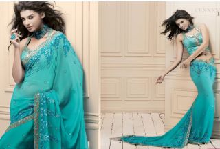 Indian Bollywood Designer Manish Malhotra Designer Saree Sari X115