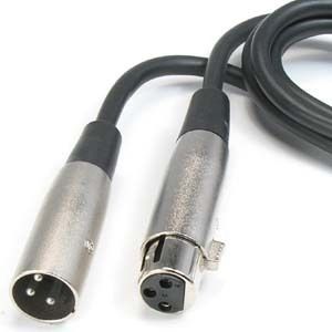 10 Lot 10ft XLR Male Female 3pin Mic Shielded Cable Microphone Audio