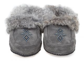 Manitobah Mukluks Traveller Suede Moccasin with Crepe Sole