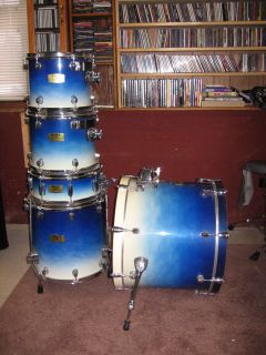 Piece Mapex Pro M Series Blue Ice Drum Kit