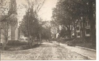 Wilton NH Catholic Church Maple Street