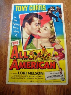 All American Mamie Van Doren Tony Curtis Poster 53