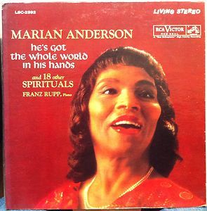 1S SD Living Stereo Marian Anderson Hes got The Whole World in His