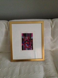Hand Signed Marcel Mouly Limited Edition Lithograph 219 300 Framed
