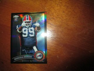 Marcell Dareus 2011 Topps Chrome Black Rookie Refractor Card 273 299