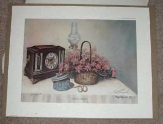 Fred Thrasher Le Print Marcies Bouquet Signed 1989