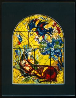 1960s Marc Chagall Jerusalem Israel Windows Tribe of Naphtali Print