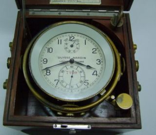 Old Very RARE Ulysse Nardin Marine Chronometer Le Locle