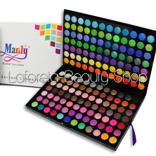 Manly 168 Color Matte Shimmer Eyeshadow Palette Wedding Party Makeup