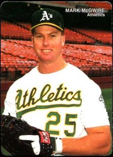 1990 Mothers Cookies 2 Mark McGwire Oakland Athletics AS