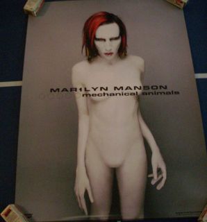 Marilyn Manson Mechanical Animals Poster 1998 Original Poster