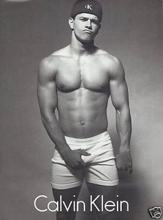 Mark Wahlberg Sexy Calvin Klein Ad SHIRTLESS Marky 90S
