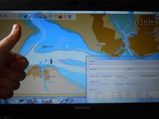 Computer Laptop Into A Chartplotter GPS Software Marine Charts