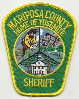 Mariposa County Sheriff California CA Patch