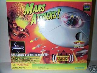 Mars Attacks Classic 1950s Martian Flying Saucer