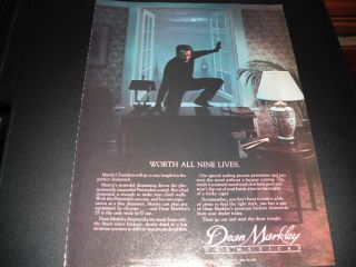 Dean Markley Drumsticks Martin Chambers Pretenders 1985 Magazine Print