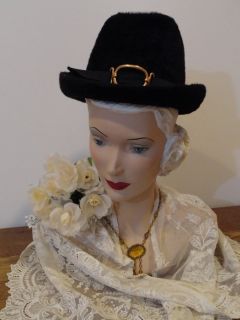 Vintage Ladies West Germany Martelle Hat Styled by Coralie