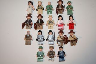 Minifigs Minifigures Lot Indiana Jones Marion Ravenwood Russian Guards