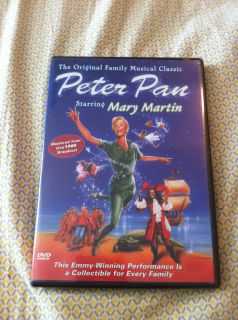 PETER PAN MUSICALS DVD MARY MARTIN RARE MASTERED FROM LIVE 1960