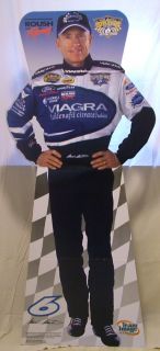 NASCAR Mark Martin 6 Life Size 6 Viagra Cardboard Stand Up New in Box