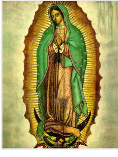 Catholic Print Picture Virgin Mary of Guadalupe Mary