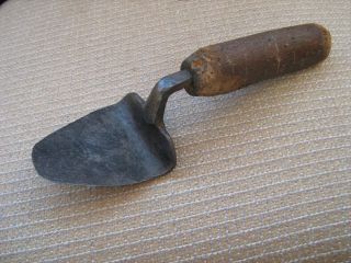 1870 Antique Trowel Tool Masonry Forge Iron