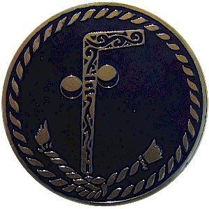 Masonic Auto Emblem for The Freemason Tubal Cane Decal