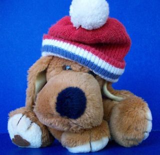 Vintage 1981 Antics Matthew Fox Fleagle Beagle in Hat Plush Dog