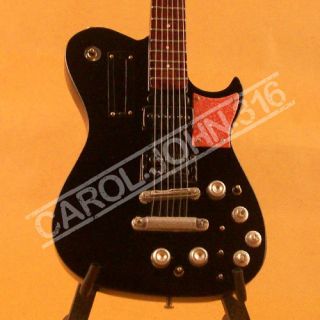 Miniature Guitars Matt Bellamy Manson 007 Black Muse Custom Guitar