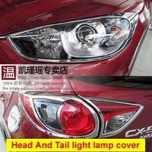 For Mazda CX 5 CX5 2012 2013 Chrome Head Light and Tail Light Lamp