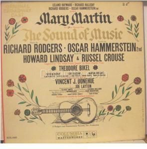 Mary Martin The Sound of Music Broadway Cast Vinyl LP