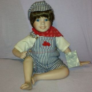 Maryanne Oldenburg Doll Andy The Engineer Great Condition
