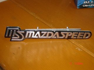 Mazda 3 5 6 Miata RX 8 MS mazdaspeed Badge Emblem New