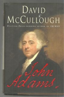 David McCullough JOHN ADAMS Biography Geneology 2001 Book Like New