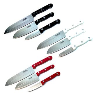 MasterChef 3pc Santoku Knife Set  Surgical High Carbon Stainless Steel