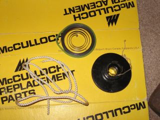 McCulloch Power Mac 6 Chainsaw New Recoil Spring Spool and Rope
