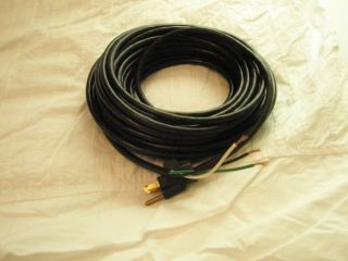 50 ft. Vacuum Power Cord Rugged Duty, PVC Insulated Flexible, Outdoor
