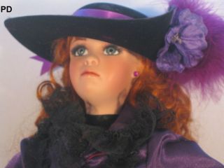 Jan McLean Mclean 1999 Limited Edition PEARL Porcelain Doll 24 RETIRED