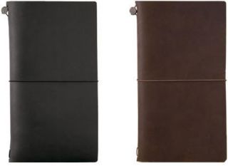 Midori Travelers Notebook Leather Travel Journal New