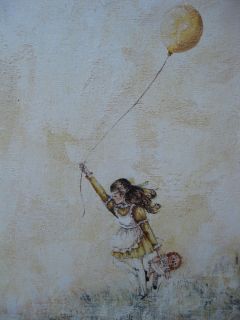 Sue Tushingham McNary Original 18 x 24 Oil Painting Little Girl