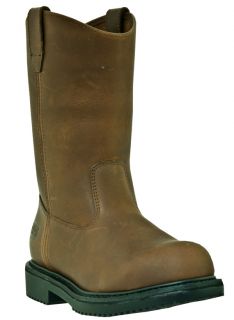 Mens McRae Industrial Work Boots 10 Insulated Steel Toe E w Brown