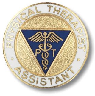 Physical Therapist Assistant Medical Emblem Pin