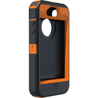 Defender Case for iphone 4 & 4S, Realtree Camo Blazed Max 4HD, Orange