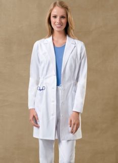 Dickies Medical Scrubs White Missy Fashion Lab Coat 34 Sz XS