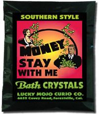 Money Stay with Me Bath Crystals by Lucky Mojo