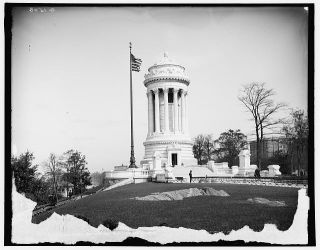 Soldiers Sailors Monument memorials statues flags burials New York NY