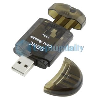 SDHC SD MMC Memory Card Reader to USB 2 0 Adapter for Windows XP Vista
